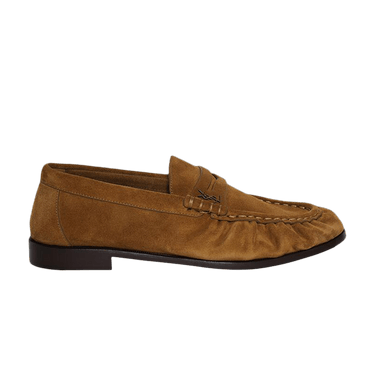 Saint Laurent Wmns Le Loafer Penny Slippers 'Moc'