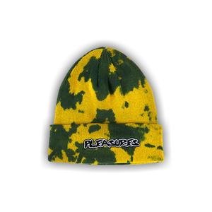 Pleasures Backbone Dyed Beanie 'Yellow'