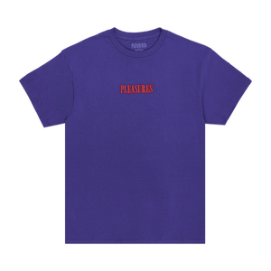Pleasures Core Embroidered T-Shirt 'Purple'