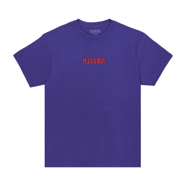 Pleasures Core Embroidered T-Shirt 'Purple'