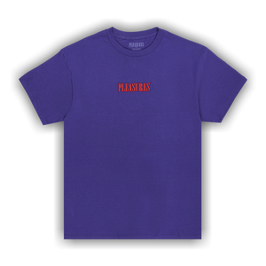 Pleasures Core Embroidered T-Shirt 'Purple'