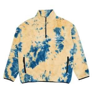 Pleasures Caffeine Polar Fleece Quarter Zip 'Tan'