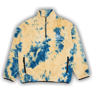 Pleasures Caffeine Polar Fleece Quarter Zip 'Tan'