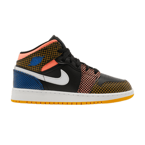 Air Jordan 1 Mid MMD GS 'Multi Grid'