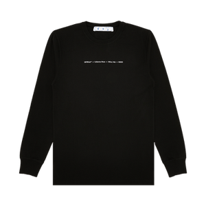 Off-White Tornado Arrow Long-Sleeve Tee 'Black/Multicolor'
