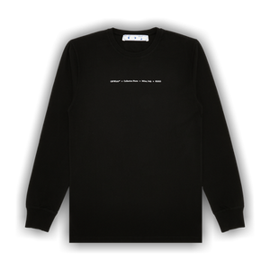 Off-White Tornado Arrow Long-Sleeve Tee 'Black/Multicolor'