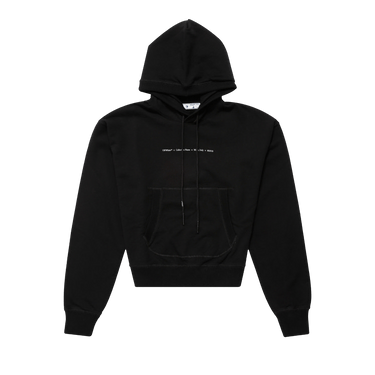 Off-White Tornado Arrow Over Flatlock Hoodie 'Black/Multicolor'