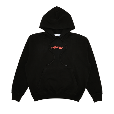 Off-White Arrow On Canvas Skate Hoodie 'Black/Multicolor'