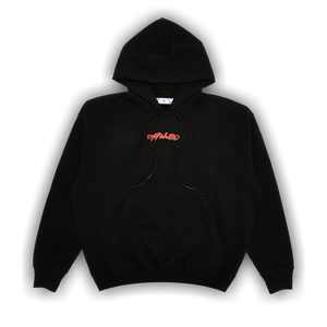 Off-White Arrow On Canvas Skate Hoodie 'Black/Multicolor'