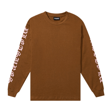 Pleasures Old E Heavyweight Long-Sleeve 'Brown'