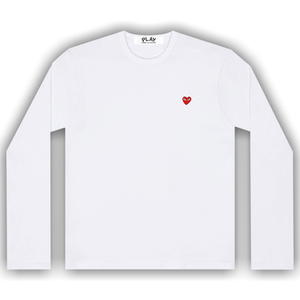 Comme des Garçons PLAY Small Heart Long-Sleeve T-Shirt 'White'