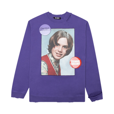 Raf Simons Girl In Red Destroyed Sweater 'Purple'