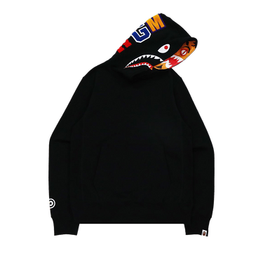 BAPE Shark x Tiger Pullover Hoodie 'Black'