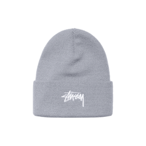 Stussy Stock Cuff Beanie 'Grey Heather'