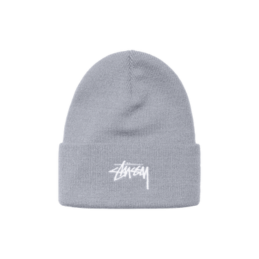 Stussy Stock Cuff Beanie 'Grey Heather'
