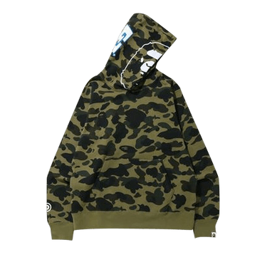 BAPE 1st Camo 2nd Ape Pullover Hoodie 'Green'