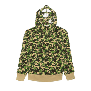 BAPE ABC Camo 2nd Ape Wide Pullover Hoodie 'Green'