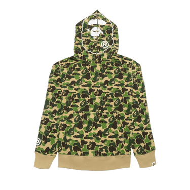 BAPE ABC Camo 2nd Ape Wide Pullover Hoodie 'Green'
