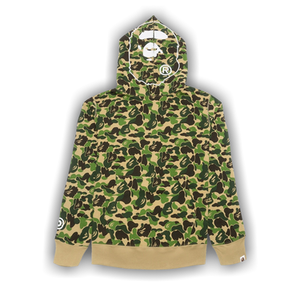 BAPE ABC Camo 2nd Ape Wide Pullover Hoodie 'Green'