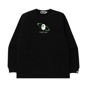 BAPE Universe Ape Loose Fit Long-Sleeve Tee 'Black'