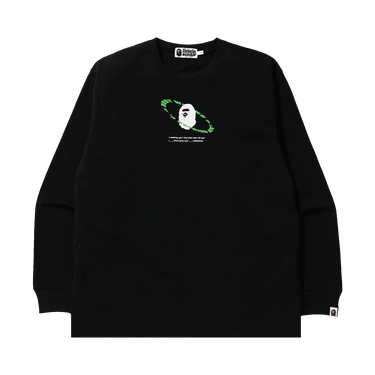 BAPE Universe Ape Loose Fit Long-Sleeve Tee 'Black'