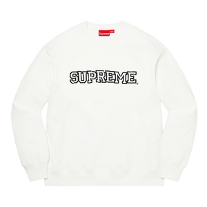 Supreme Shattered Logo Crewneck 'White'