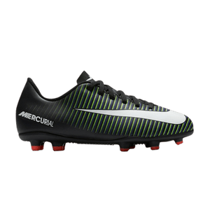 Nike Mercurial Vortex 3 FG GS 'Black Electric Green'