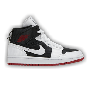 Wmns Air Jordan 1 Mid SE Utility 'White Black Gym Red'