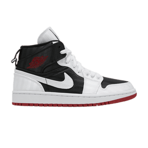 Wmns Air Jordan 1 Mid SE Utility 'White Black Gym Red'