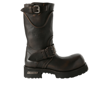 Balenciaga Venom Bootie 'Brown Silver'