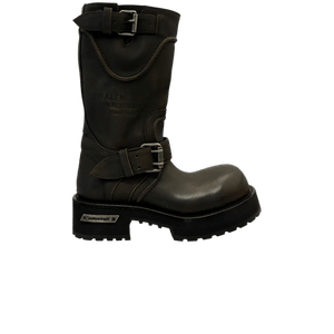 Balenciaga Wmns Venom Bootie 'Brown Silver'
