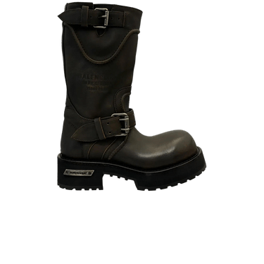 Balenciaga Wmns Venom Bootie 'Brown Silver'