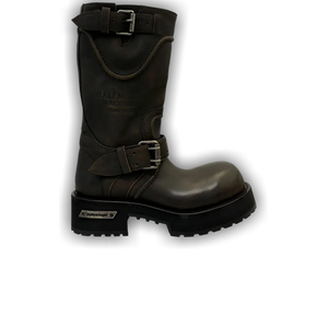 Balenciaga Wmns Venom Bootie 'Brown Silver'