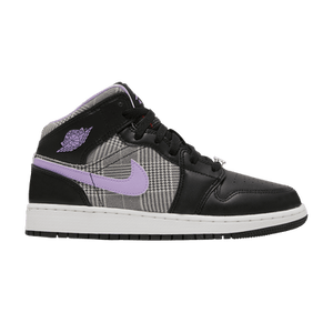 Air Jordan 1 Mid SE GS 'Houndstooth'