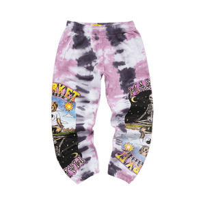 Market Namaste Bear Day And Night Sweatpants 'Lavender Lizard Tie-Dye'