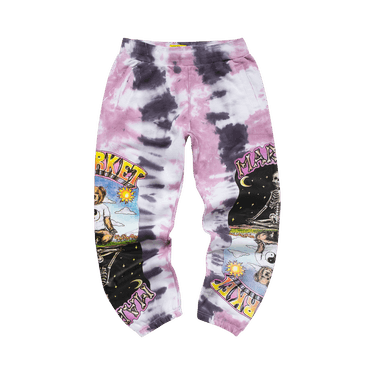 Market Namaste Bear Day And Night Sweatpants 'Lavender Lizard Tie-Dye'