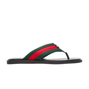 Gucci Thong Sandal With Interlocking G 'Web Black'