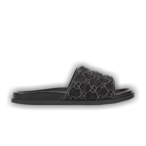 Gucci Slide Sandal 'Black GG Denim'