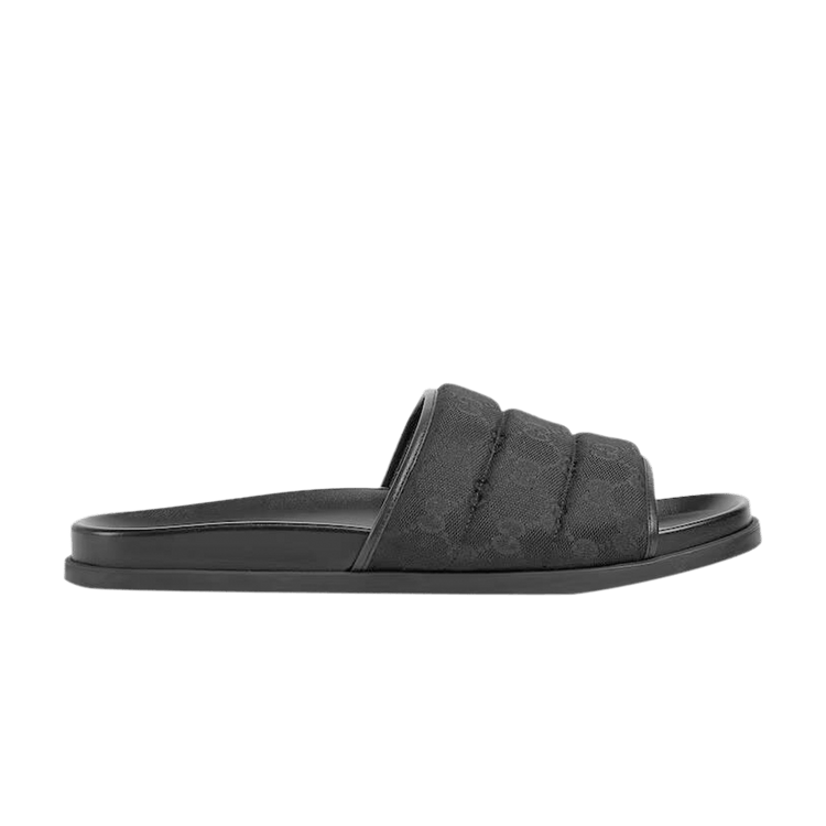 Gucci Slide Sandal 'GG Canvas - Black' 838089 FAD71 1000