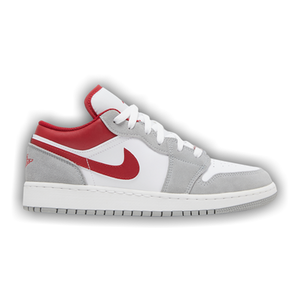 Air Jordan 1 Low SE GS 'Light Smoke Grey Gym Red'