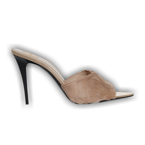 Saint Laurent Wmns Romy Mule 'Glorius Nude Faint'