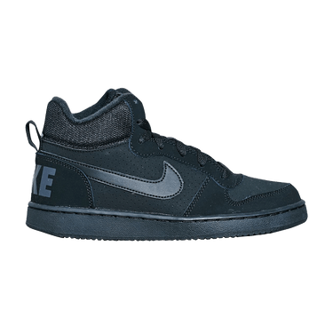 Nike Court Borough Mid GS 'Triple Black'