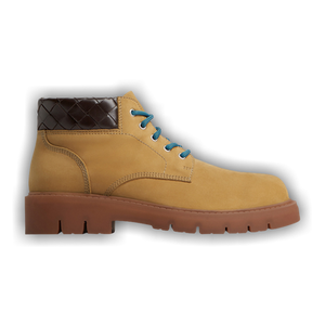 Bottega Veneta Haddock Lace Up Boot 'Ocre Fondant'