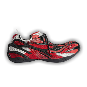 Balenciaga Soleless Sneakers 'Red Black Silver'
