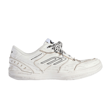 Balenciaga Wmns Hamptons Medium Worn-out Sneaker 'White'