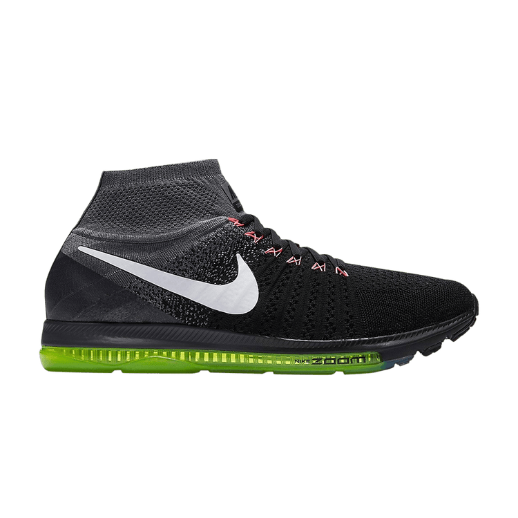 Nike Zoom All Out Flyknit 'Black White Volt' 844134 002