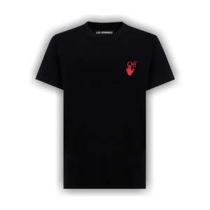 Off-White Starred Arrow Slim Tee 'Black/Red'