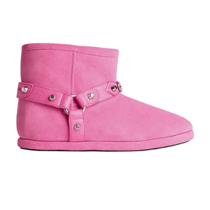 Balenciaga Wmns Alaska Soft Bootie 'Dark Pink Silver'