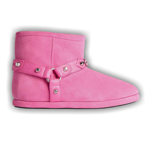 Balenciaga Wmns Alaska Soft Bootie 'Dark Pink Silver'