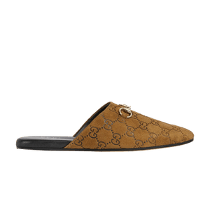 Gucci Wmns Horsebit Mule 'GG Brown'